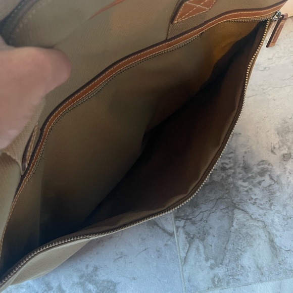 Hartmann The Hudson Collection Twill and Leather Travel Bag NWT - Picture 5 of 8